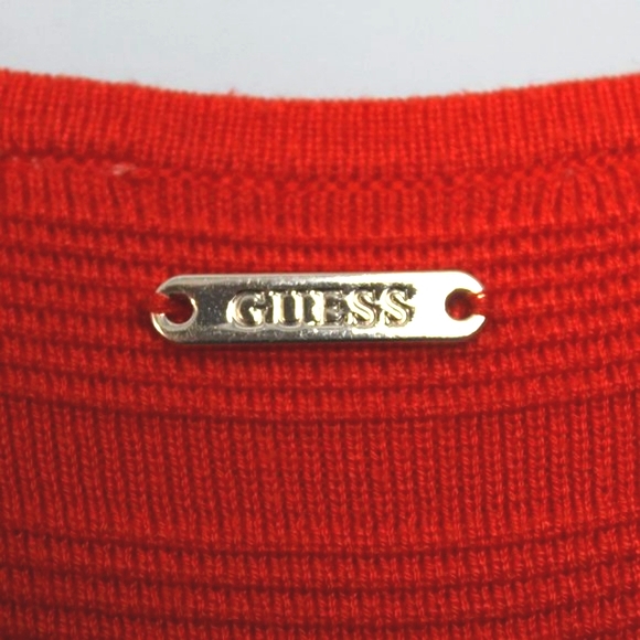 Little Girls Orange Guess Dress - Picture 2 of 9